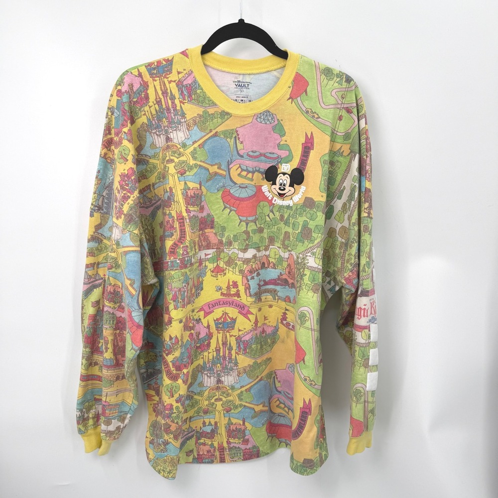 Walt Disney World Vault Collection Spirit Jersey Size L Streetwear Rare Limited